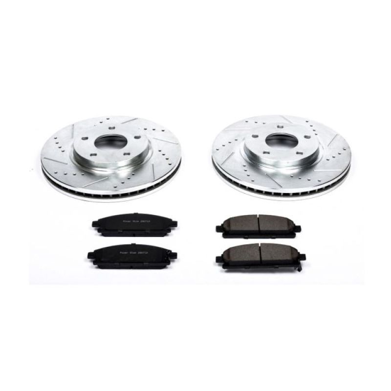 Power Stop 04-09 Nissan Quest Front Z23 Evolution Sport Brake Kit PowerStop