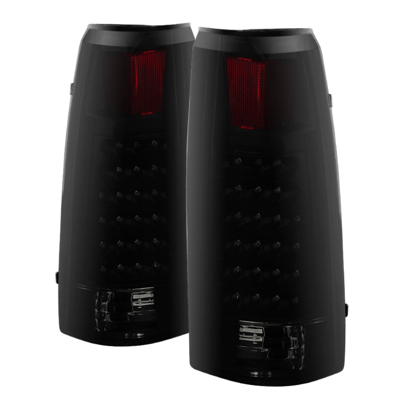 Xtune Yukon Denali 99-00 LED Tail Lights Black Smoked ALT-JH-CCK88-LED-BKSM SPYDER