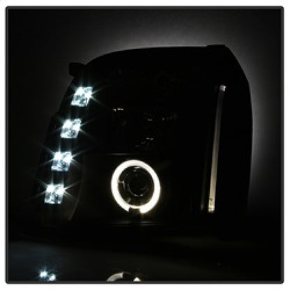 Spyder GMC Yukon 07-14/GMC Yukon Denali 07-14Projector Headlights LED Halo LED Blk PRO-YD-GY07-HL-BK SPYDER
