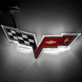 Oracle Chevrolet Corvette C6 Illuminated Emblem - Dual Intensity - White SEE WARRANTY