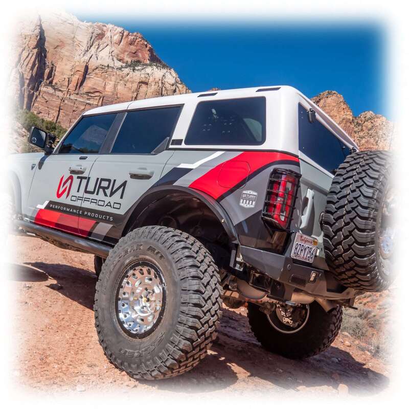Turn Offroad 21-26 Ford Bronco Hard Top (4 Door) White/Black Foam Headliner