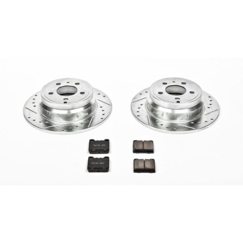 Power Stop 94-97 Volvo 850 Rear Z23 Evolution Sport Brake Kit PowerStop
