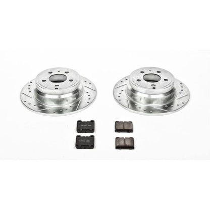 Power Stop 94-97 Volvo 850 Rear Z23 Evolution Sport Brake Kit PowerStop
