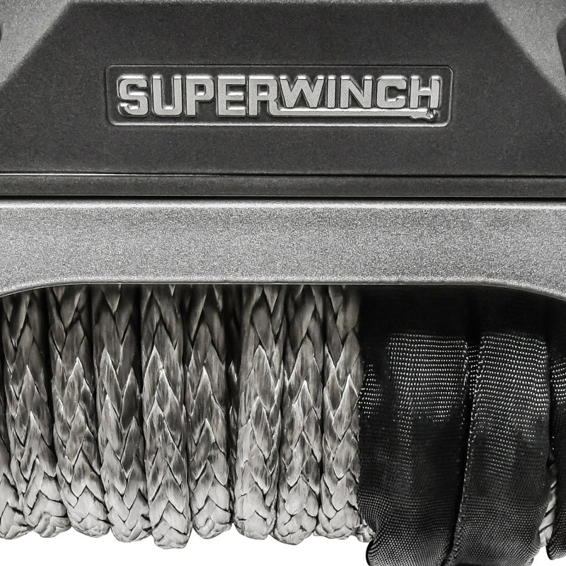 Superwinch 12000 LBS 12 VDC 3/8in x 80ft Synthetic Rope SX 12000SR Winch - Graphite Superwinch