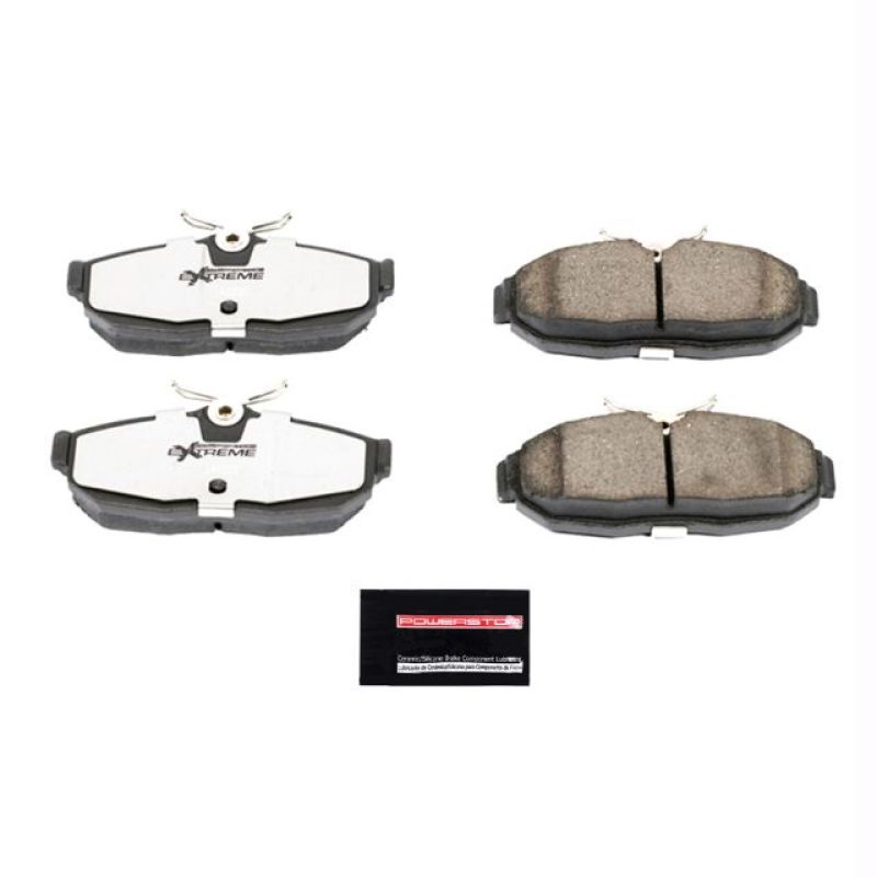 Power Stop 05-11 Ford Mustang Rear Z26 Extreme Street Brake Pads w/Hardware PowerStop