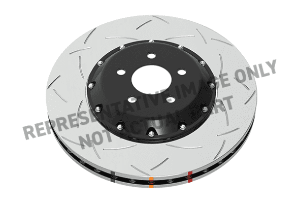 DBA Front 5000 Series T3 Brake Rotor 325mm For 1997-2005 Chevrolet Corvette C5 5.7L - 52994BLKS