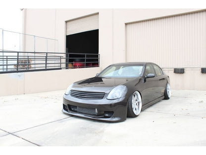 Spyder Infiniti G35 03-04 4DR Projector Halogen - LED Halo DRL Blk High H4 PRO-YD-IG35034D-DRL-BK SPYDER