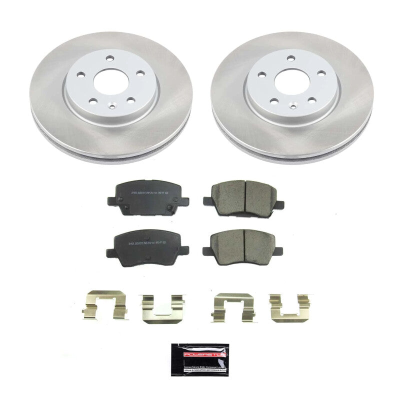 Power Stop 18-20 Chevrolet Sonic Front Semi-Coated Rotor Kit PowerStop