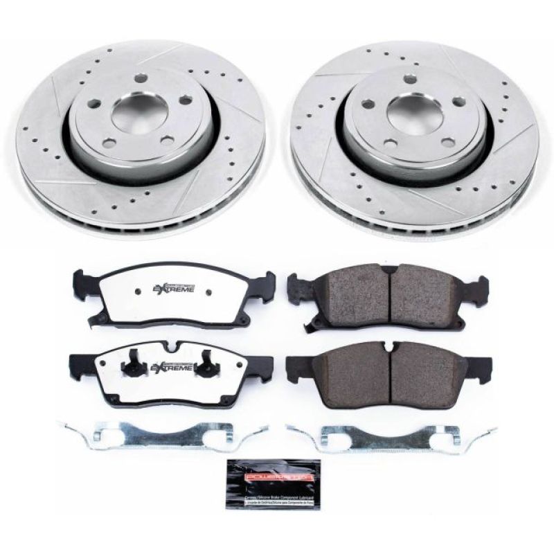 Power Stop 11-19 Dodge Durango Front Z36 Truck & Tow Brake Kit PowerStop