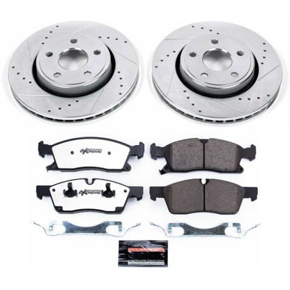 Power Stop 11-19 Dodge Durango Front Z36 Truck & Tow Brake Kit PowerStop