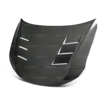 Seibon TS-style carbon fiber hood for 2014-2016 Scion TC - HD14SCNTC-TS Seibon