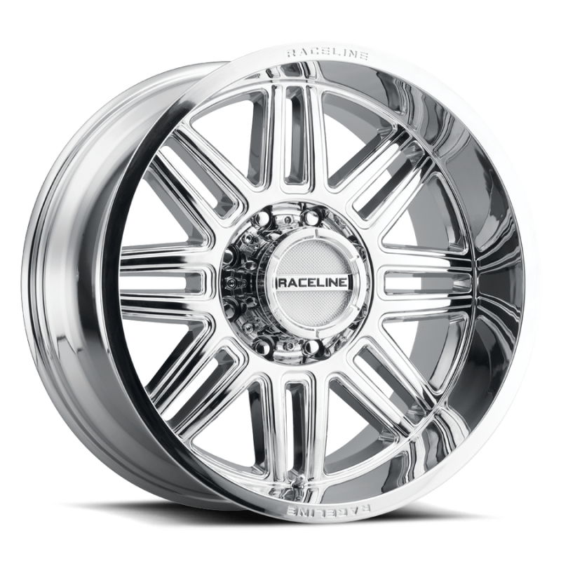 Raceline 948C Split 18x9in / 8x170 BP / 18mm Offset / 125.2mm Bore - Chrome Wheel