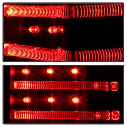 Xtune Hummer H3 06-09 ( Non H3T ) LED Tail Lights Black ALT-ON-HH306-LED-BK SPYDER