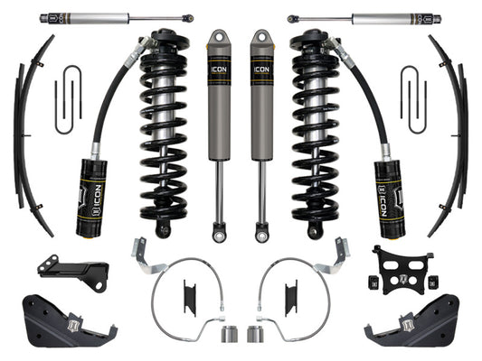ICON 2023 Ford F250/F350 4-5.5in Stage 3 Coilover Conversion System w/ Expansion Packs
