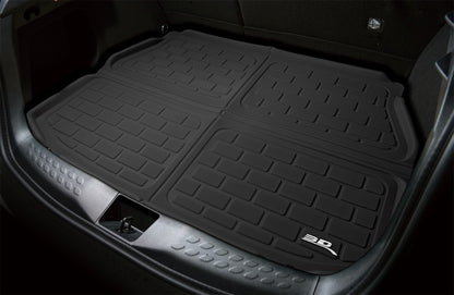 3D Maxpider M1NS1361309 21-23 Nissan Rogue Kagu Black Cross Fold Cargo Liner