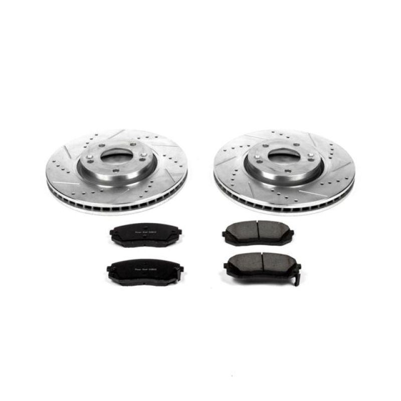 Power Stop 10-15 Hyundai Tucson Front Z23 Evolution Sport Brake Kit PowerStop