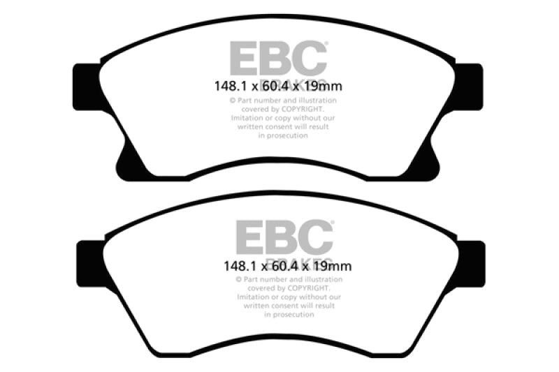 EBC Ultimax2 Front Brake Pads - UD1522 EBC