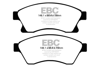 EBC Ultimax2 Front Brake Pads - UD1522 EBC