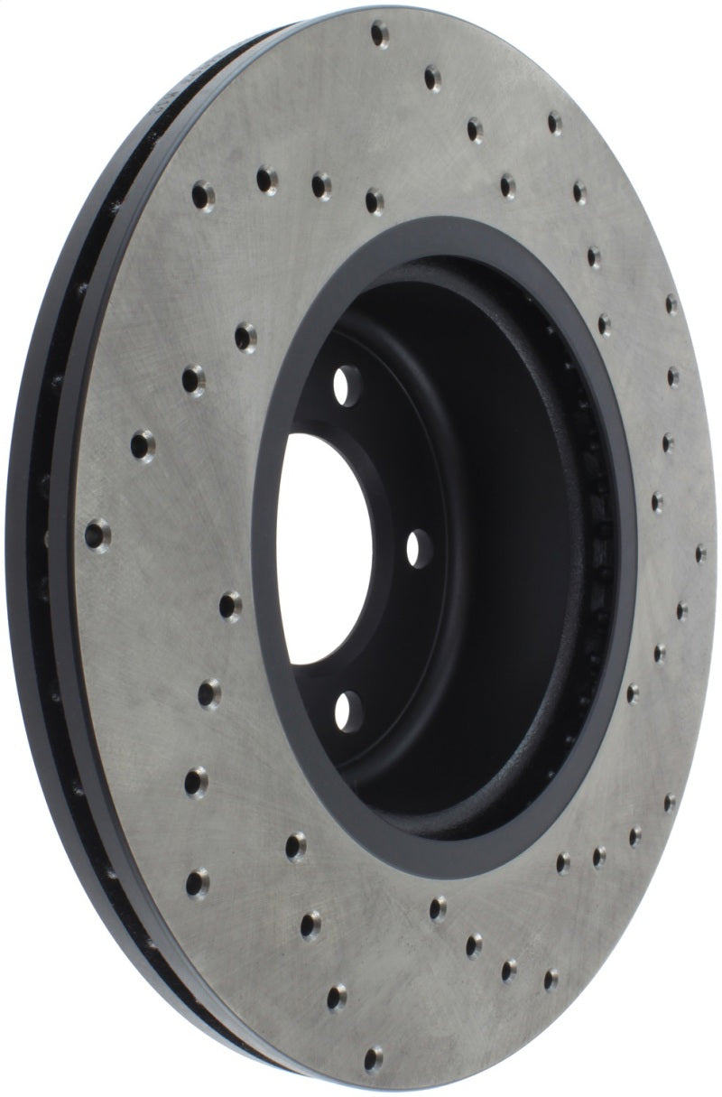 StopTech Sport Cross Drilled Brake Rotor - Rear Left Stoptech