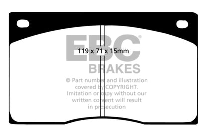 EBC GreenStuff Front Brake Pads - DP2262 EBC