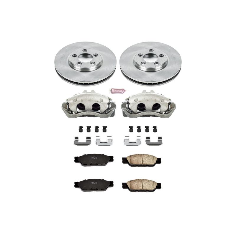 Power Stop 02-05 Ford Thunderbird Front Autospecialty Brake Kit w/Calipers PowerStop