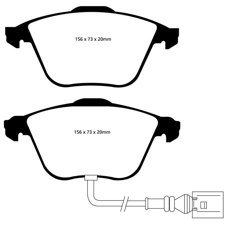 EBC GreenStuff Front Brake Pads - DP21594