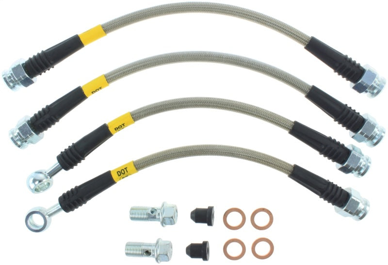 StopTech 07-13 Acura MDX Rear SS Brake Lines Stoptech