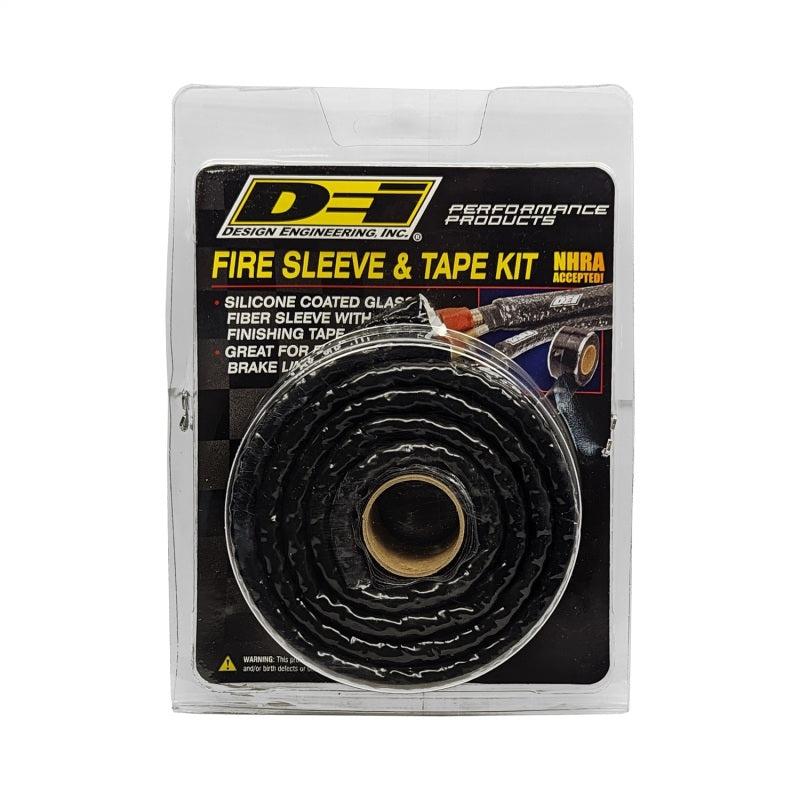 DEI Fire Sleeve and Tape Kit 5/8in I.D. x 3ft DEI