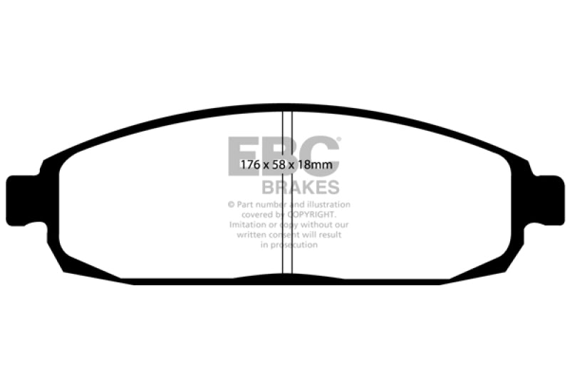 EBC Extra Duty Front Brake Pads - ED91732 EBC