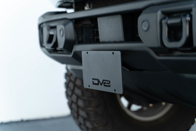 DV8 Offroad 21-23 Ford Bronco Capable Bumper Front License Plate Mount DV8 Offroad