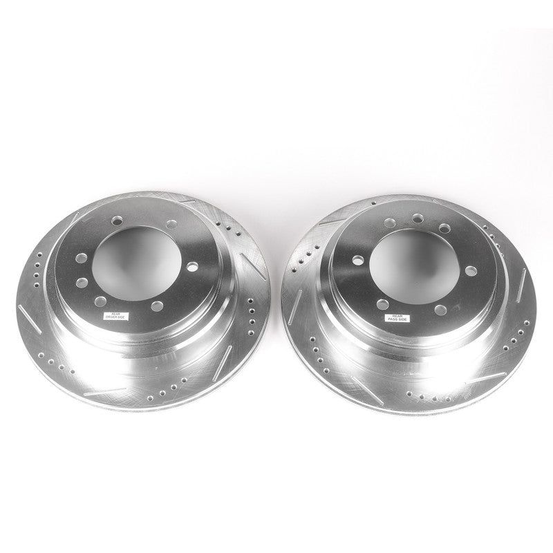 Power Stop 06-09 Nissan Patrol (Middle East Market) Front/Rear Drilled & Slotted Rotor (Pair) PowerStop