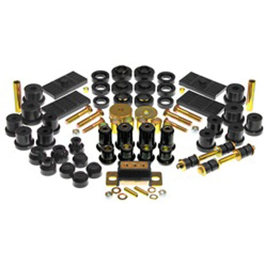 Prothane Total Vehicle Suspension Bushing Kit for 1967–74 Camaro/Nova/Firebird Mono-Leaf, Black – 7-2002-BL