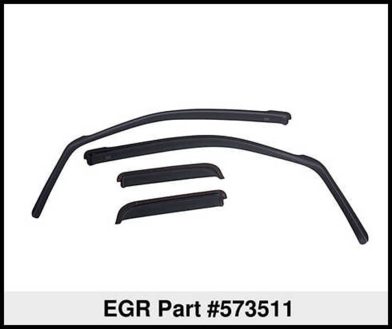 EGR 99+ Ford Super Duty Crew Cab In-Channel Window Visors - Set of 4 (573511)