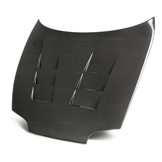 Seibon TS-style carbon fiber hood for 1993-1998 Toyota Supra - HD9398TYSUP-TS Seibon
