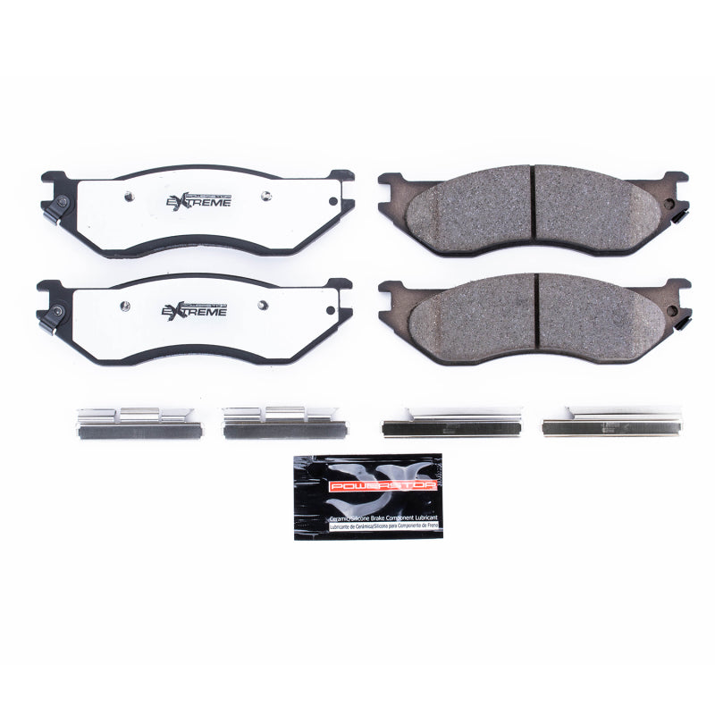 Power Stop 04-06 Dodge Durango Front Z36 Truck & Tow Brake Pads w/Hardware PowerStop
