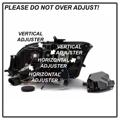 Spyder 08-15 Audi TT Halogen Projector Headlights w/Seq Turn Signal - Black (PRO-YD-ATT08-BK) SPYDER