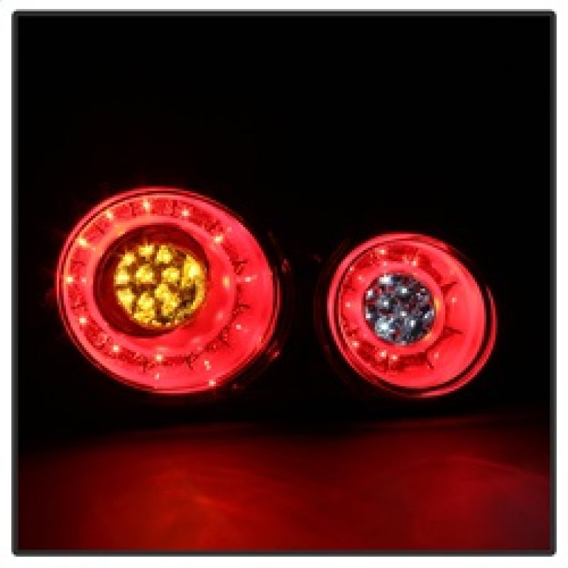 Spyder 09-15 Nissan GTR LED Tail Lights Red Clear ALT-YD-NGTR09-LED-RC SPYDER