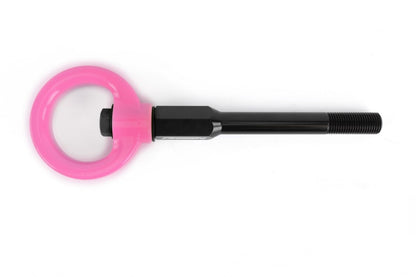 Perrin 02-07 Subaru WRX/STI Tow Hook Kit (Front) - Hyper Pink Perrin Performance