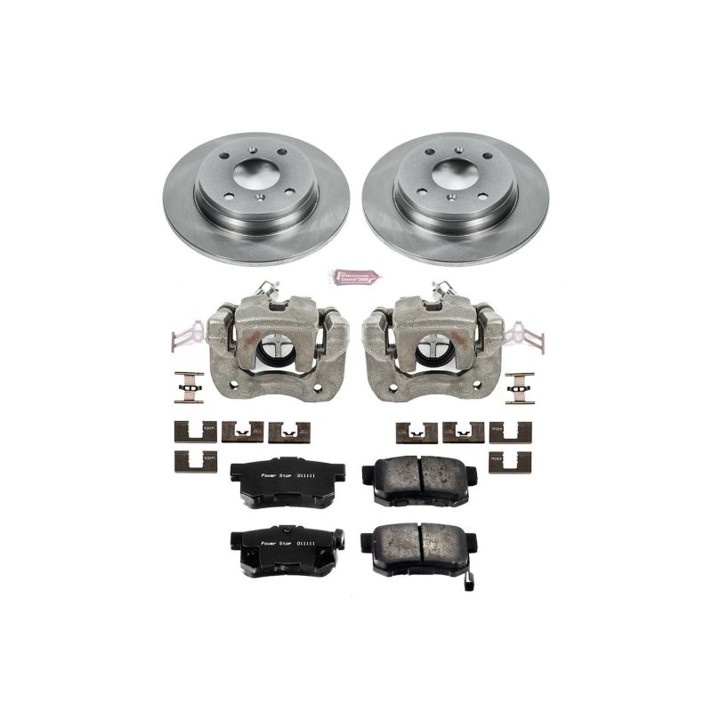 Power Stop 92-96 Honda Prelude Rear Autospecialty Brake Kit w/Calipers PowerStop