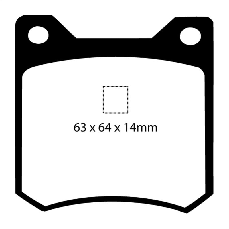 EBC RedStuff Rear Brake Pads - DP3162C EBC