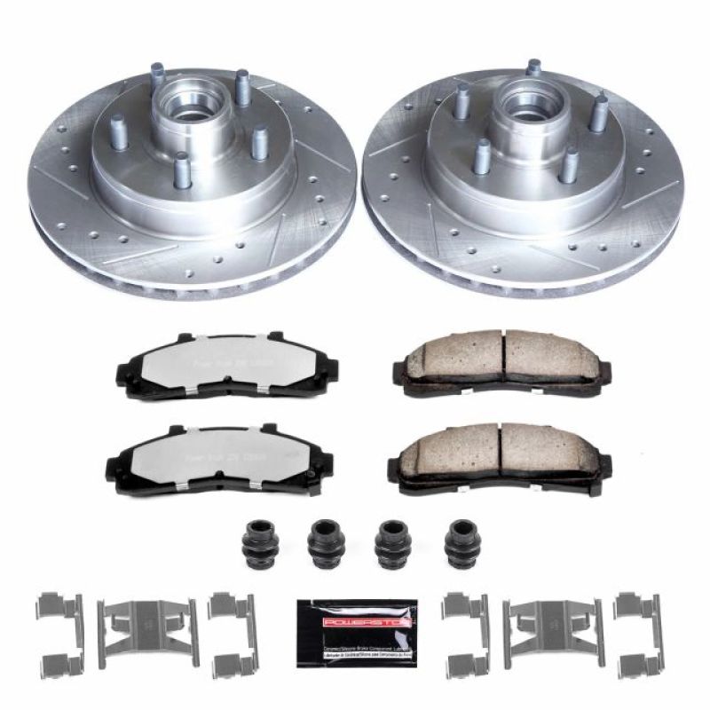 Power Stop 95-97 Ford Ranger Front Z36 Truck & Tow Brake Kit PowerStop