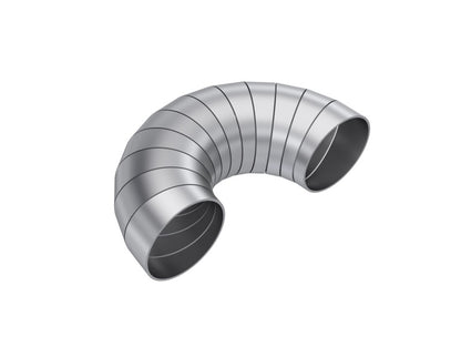 MBRP T304 Stainless Steel 2.25in Dia 180 Deg Universal Pie Cut Kit MBRP