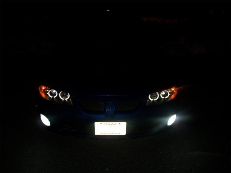 Spyder Pontiac GTO 04-06 Projector Headlights LED Halo LED Black High H1 Low H1 PRO-YD-PGTO04-HL-BK SPYDER