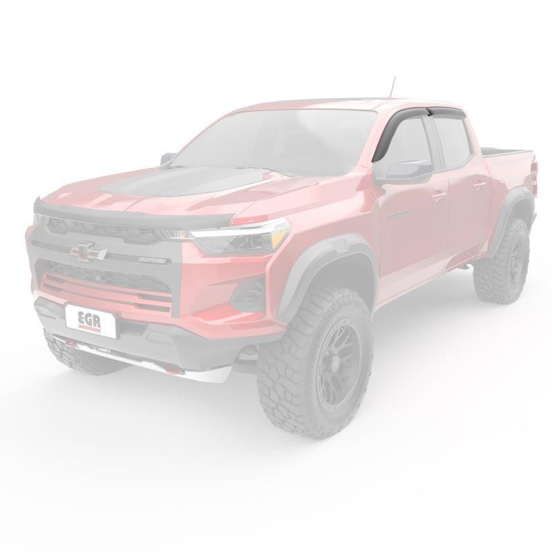 EGR 4pc Matte Finish Tape-on Window Visors for Colorado|Canyon