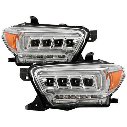 Spyder 16-20 Toyota Tacoma LED Model Only High-Power LED Headlights - Chrome PRO-YD-TT16LEDAP-C SPYDER