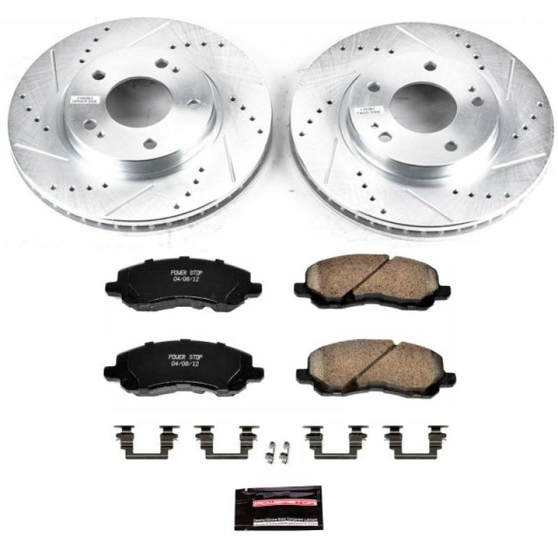 Power Stop 01-05 Chrysler Sebring Front Z23 Evolution Sport Brake Kit