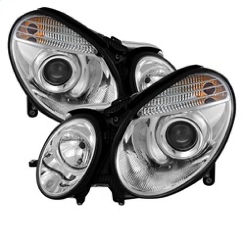 Spyder Mercedes Benz E-Class 03-06 Projector Headlights Xenon/HID Model- Chrm PRO-YD-MBW21103-HID-C SPYDER