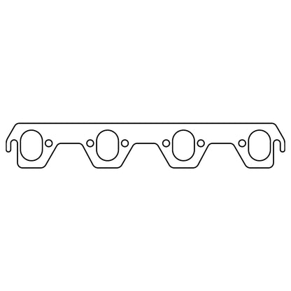 Cometic Ford 302/351 Small Block V8 .094in HTG Exhaust Manifold Gskt Set-1.750in x 1.250in Oval Port Cometic Gasket