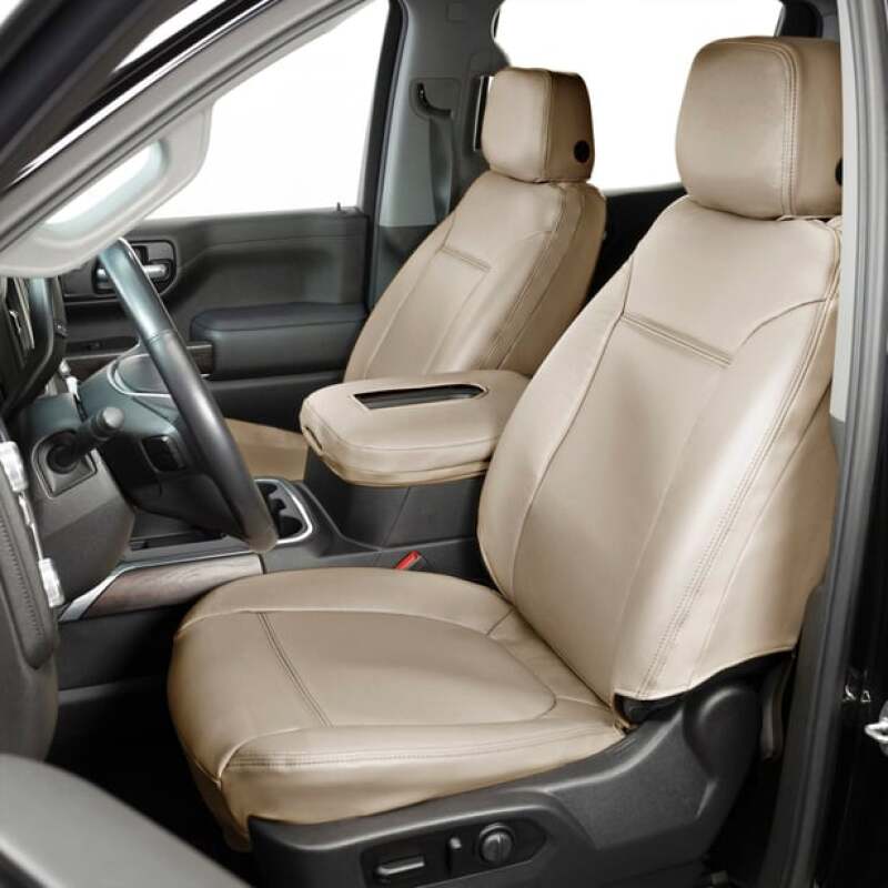 Covercraft 04-06 Nissan Maxima Sedan Bucket Custom Leatherette Front Seat Cover - Ivory