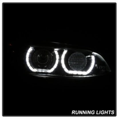 Spyder 08-10 BMW F92 3 Series Projector Headlights - LED DRL - Black (PRO-YD-BMWE9208-DRL-BK) SPYDER